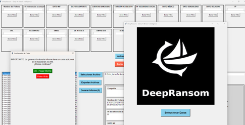 DeepRansom analysis interface